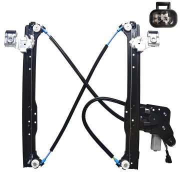 Electric Window Regulator for GMC Sierra Yukon 1999-2007 Rear Right Side 15135971 ( Mechanical part + Motor(2P))